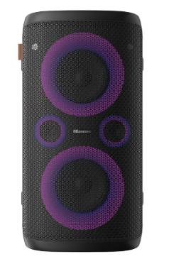 Bocina Bluetooth Hisense Party Rocker One 300 W con Luces - Bocina Bluetooth Hisense Party Rocker One 300 W con Luces -